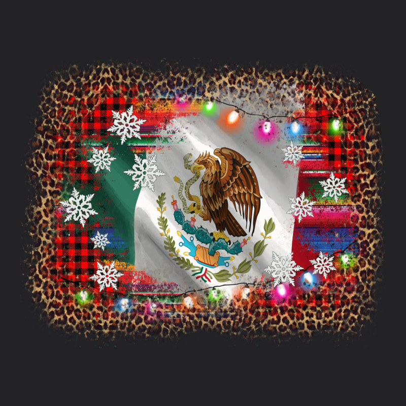 Mexico Flag Christmas Vintage Tee by AdoDesignShop | Teevron