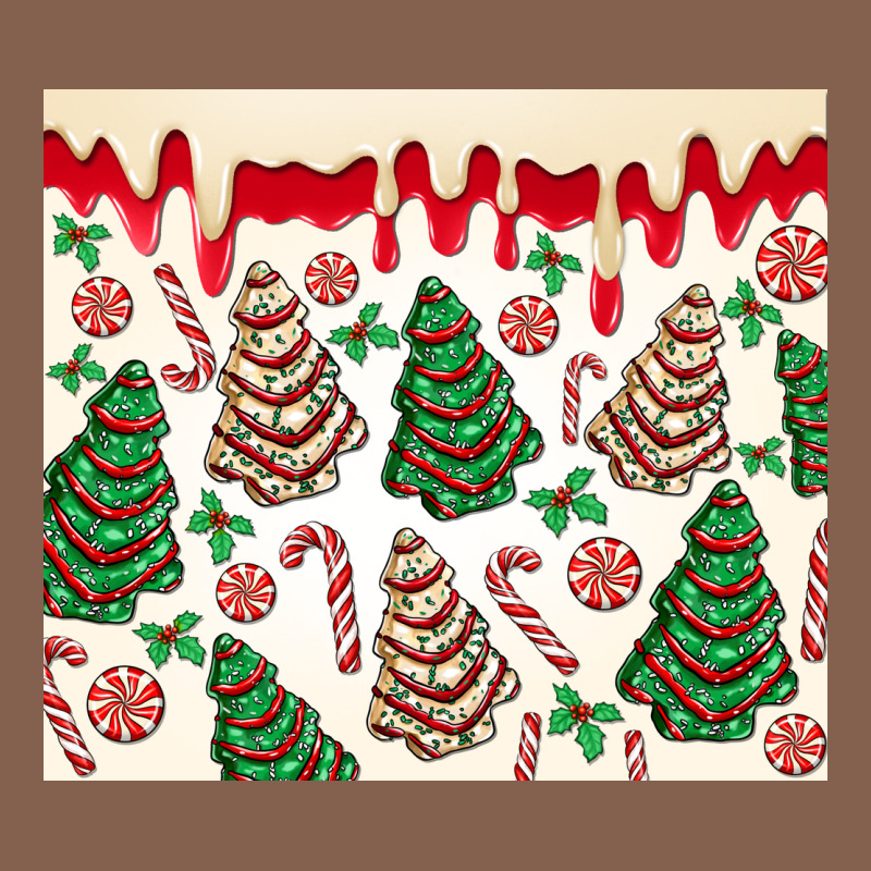 Christmas Tree Cakes Zipper Hoodie by MaliasSmallBusiness | Teevron