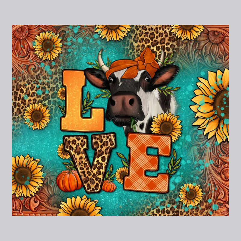 Love Autumn Cow Heavyweight Sweatshirt by Jasminsmagicworld | Teevron