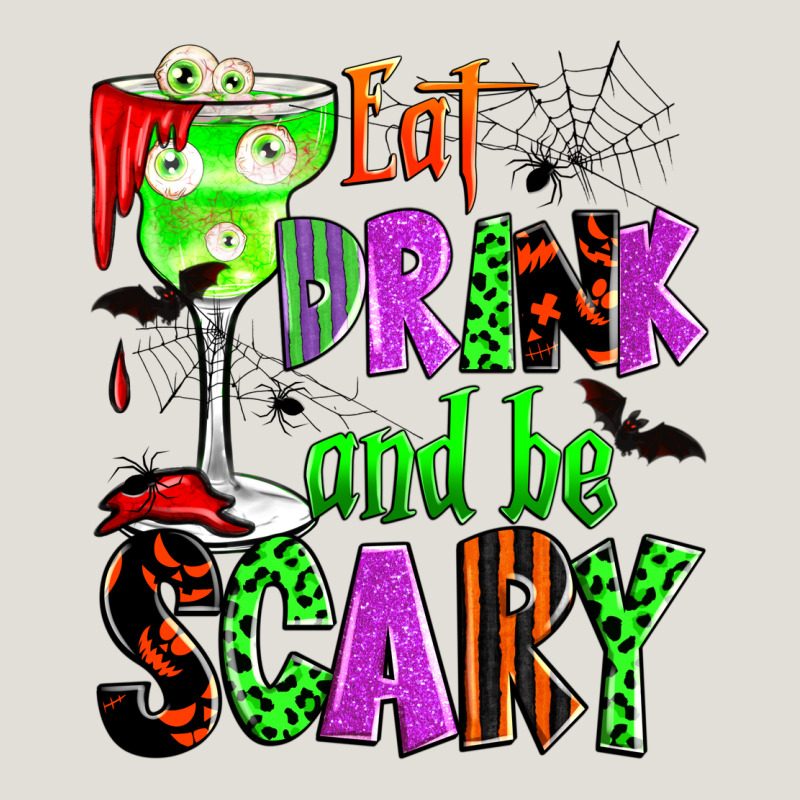 Eat Drink And Be Scary Heavy Core Tee by Zillion Design Studio | Teevron
