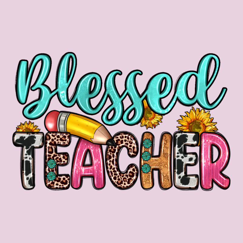 Blessed Teacher Ladies Tee by Zillion Design Studio | Teevron