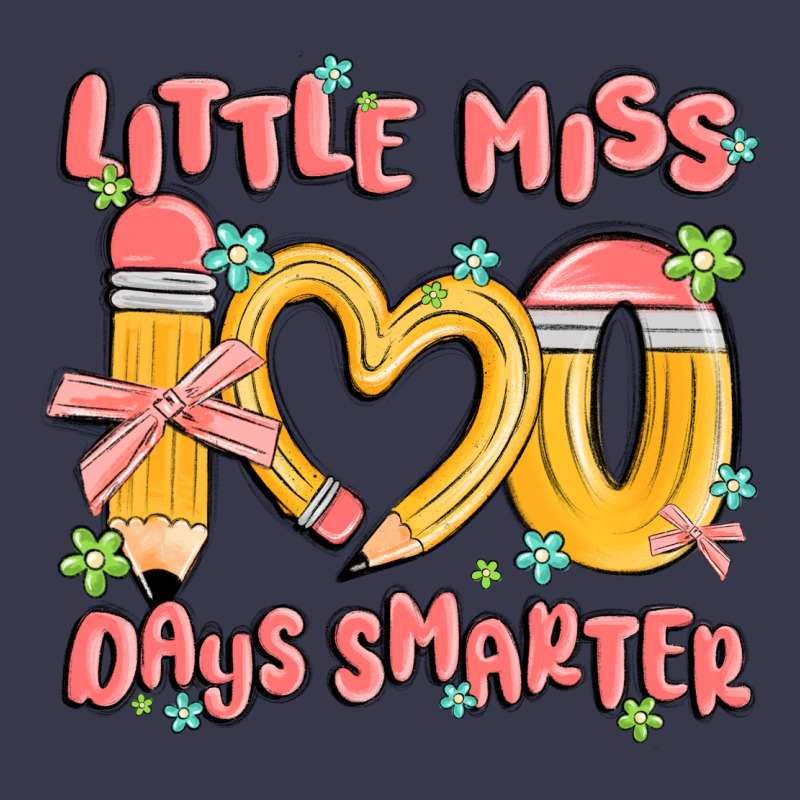 Little Miss 100 Days Smarter Long Sleeve Tee by MaliasSmallBusiness | Teevron