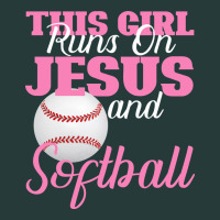 This Girl Jesus And Softball Premium Sweatshirt | Teevron