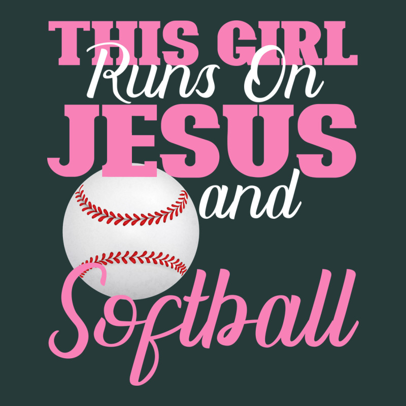 This Girl Jesus And Softball Premium Sweatshirt by Bettercallsaul | Teevron