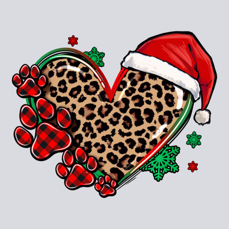 Christmas Paw Heart Zipper Hoodie by MaliasSmallBusiness | Teevron