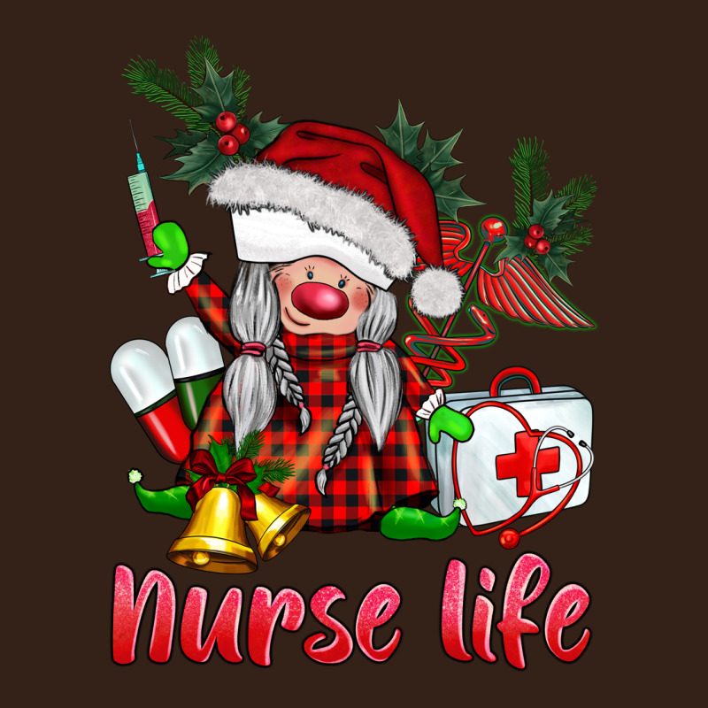 Christmas Nurse Life Gnome Heavy Core Tee by BarkalooDesign | Teevron
