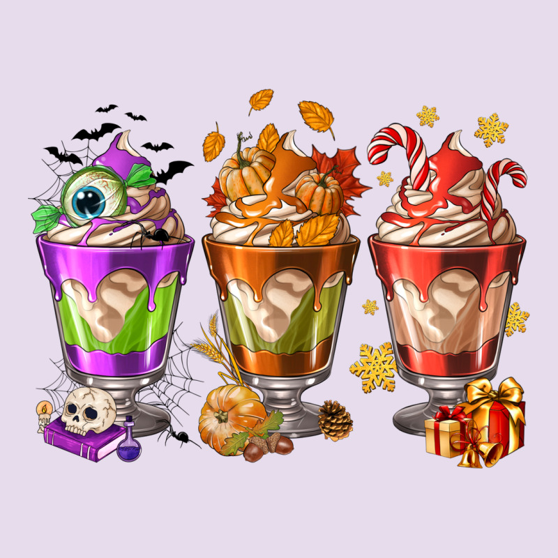 Hallothanksmas Coffee Cups Premium Hoodie by NancyCooperArtShop | Teevron