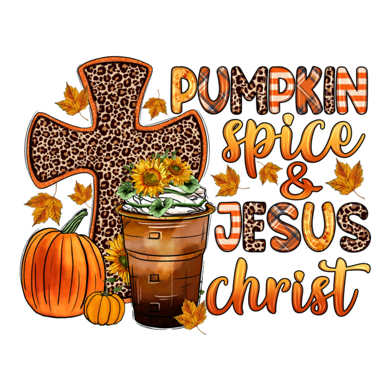 Pumpkin Spice And Jesus Christ Ladies Tee by Zillion Design Studio | Teevron