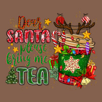 Deer Santa Please Bring Me Tea Zipper Hoodie | Teevron