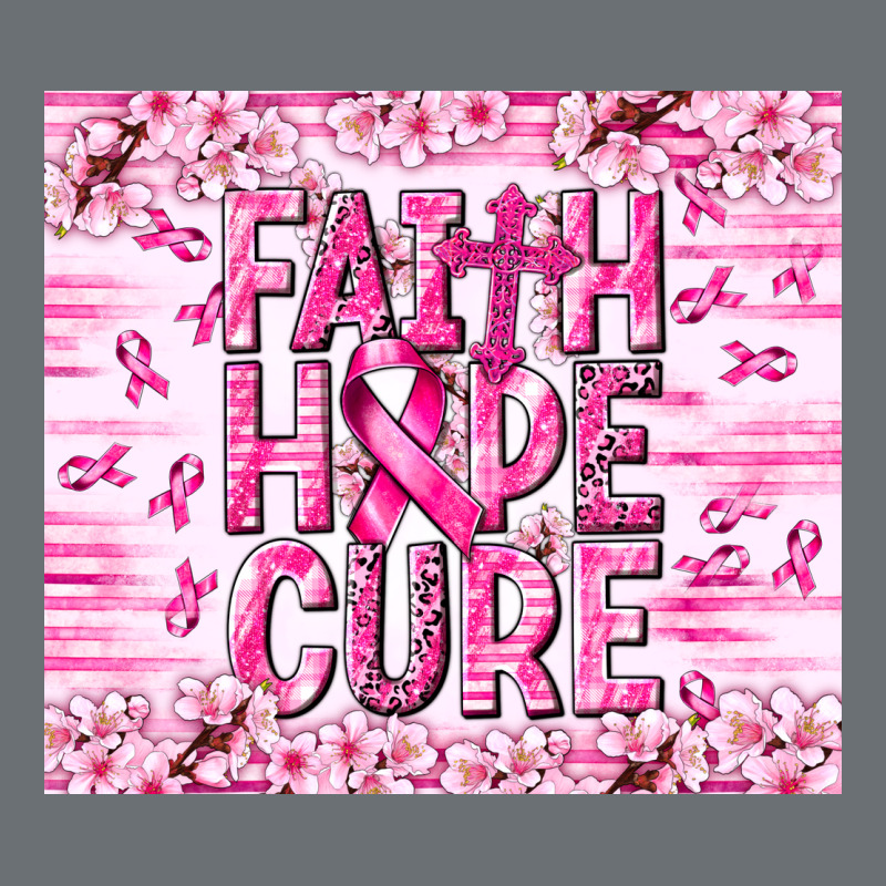 Faith Hope Cure Cancer Premium Hoodie by NancyCooperArtShop | Teevron