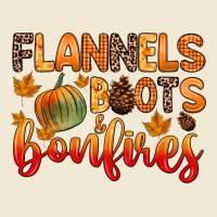 Flannels Boots And Bonfires Ladies Tee | Teevron