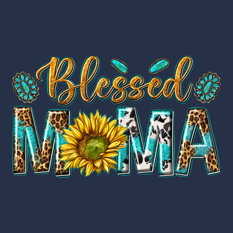 Western Blessed Mama With Leopard And Sunflower Premium Hoodie by texasbilliewilder | Teevron