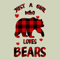 Just A Girl Who Loves Bears Heavyweight Hoodie | Teevron