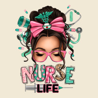 Afro Messy Bun Nurse Life Premium Tee | Teevron