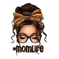 caucasian leopard messy bun mom life | Teevron