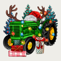 Farm Tractor Christmas Zipper Hoodie | Teevron