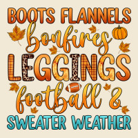 Boots Flannels Bonfires Leggins Football Ladies Tee | Teevron