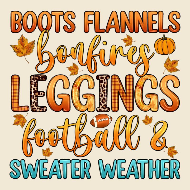 Boots Flannels Bonfires Leggins Football Ladies Tee by Zillion Design Studio | Teevron