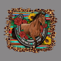 Western Horse Horseshoe Roses Sunflowers Serape Leopard Vintage Tee | Teevron