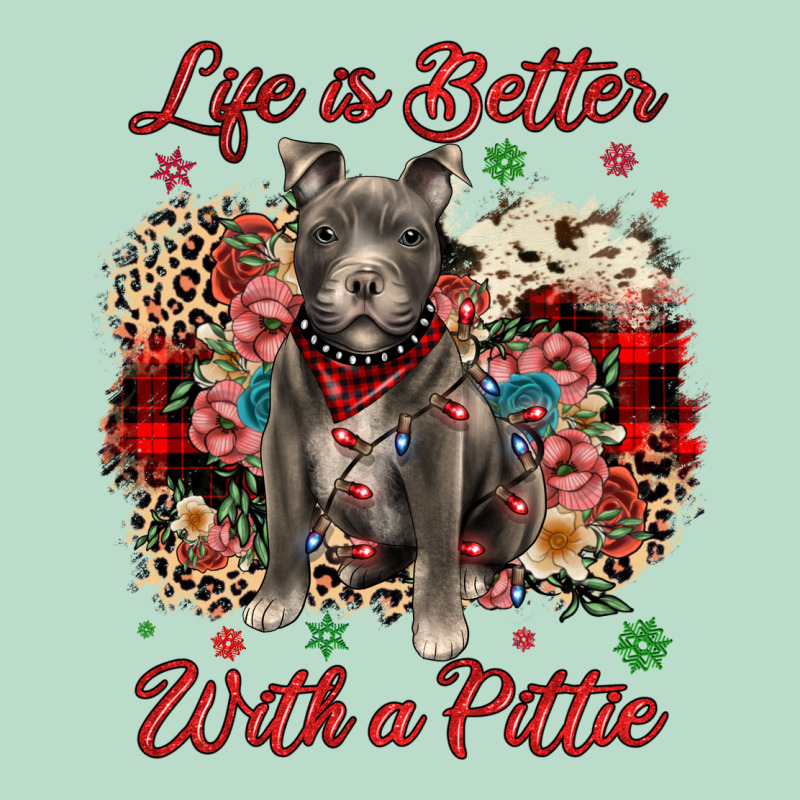 Christmas Life Is Better With A Pittie Premium Hoodie by JahusDesignShop | Teevron