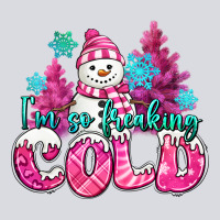 Im So Freaking Cold Pink Christmas Snowman Zipper Hoodie | Teevron