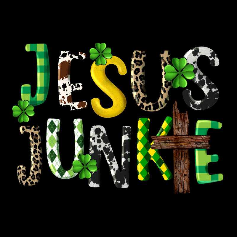 Jesus Junkie St. Patrick's Urban Hoodie by CowGirlArtShop | Teevron