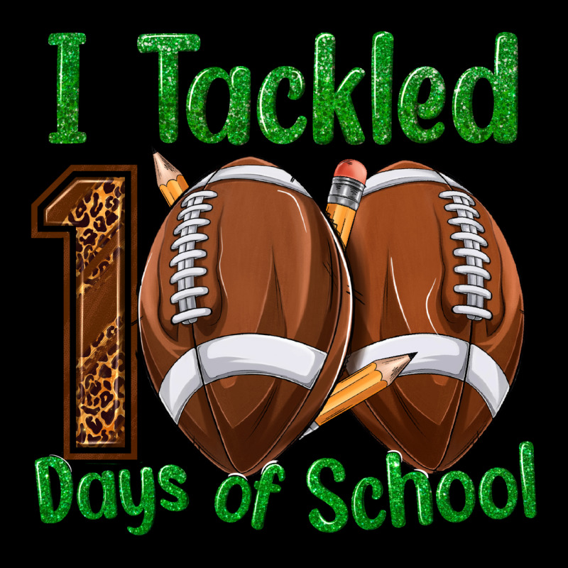 I Tackled 100 Days Of School Football Ladies Tee by texasbilliewilder | Teevron