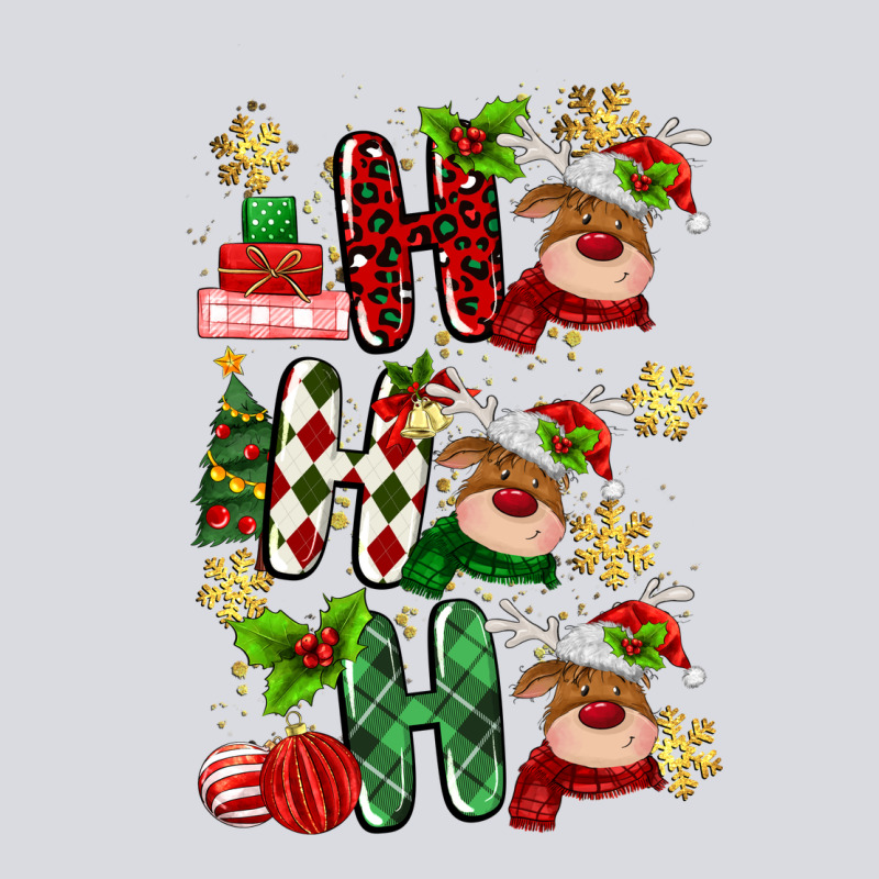 Ho Ho Ho Reindeer Zipper Hoodie by MaliasSmallBusiness | Teevron