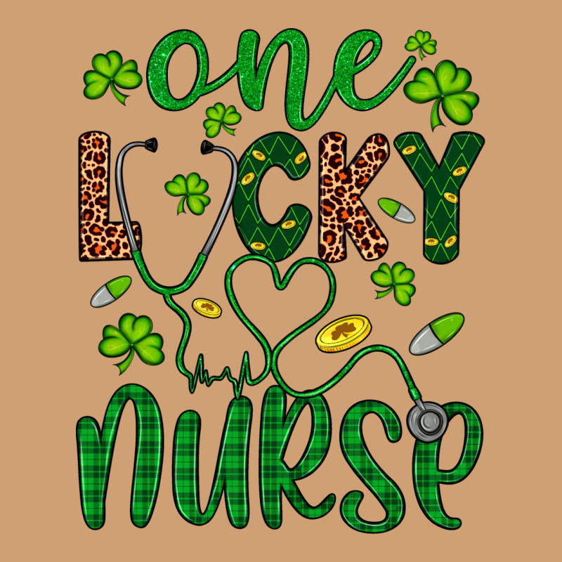 Leopard Glitter One Lucky Nurse Vintage Tee by Artiststas | Teevron