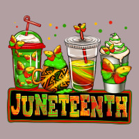 Juneteenth Afro Coffee Cups Vintage Hoodie | Teevron