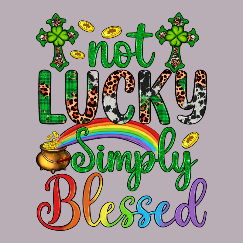Western St. Patrick's Day Cross Not Lucky Simply Blessed Vintage Tee by Artiststas | Teevron