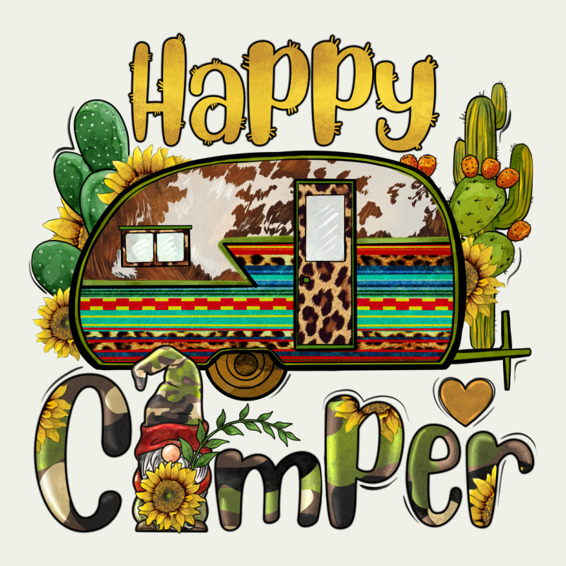 Happy Camper Caravan And Gnome Urban Heavy Tee by BarkalooDesign | Teevron