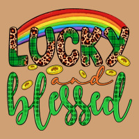 Western St. Patrick's Rainbow Lucky And Blessed Vintage Tee | Teevron