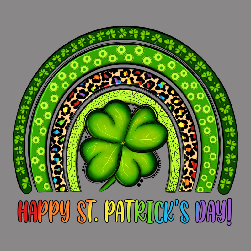 Happy St. Patrick's Day Shamrock Rainbow Vintage Tee by Artiststas | Teevron