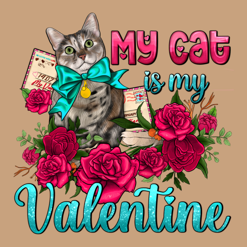 My Cat Is My Valentine Vintage Tee by AdoDesignShop | Teevron