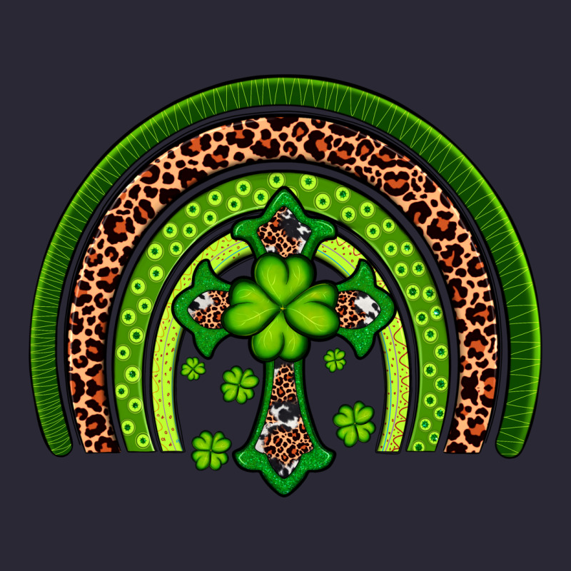 Western Shamrock Cross Rainbow Vintage Tee by Artiststas | Teevron