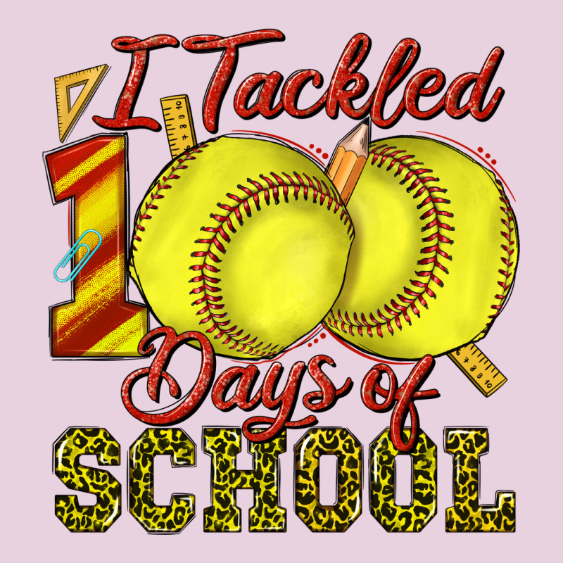 I Tackled 100days Of School Softball Ladies Tee by texasbilliewilder | Teevron