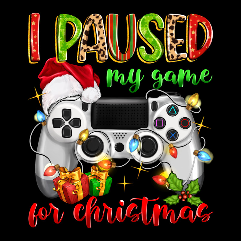I Paused My Game For Christmas Zipper Hoodie by MaliasSmallBusiness | Teevron