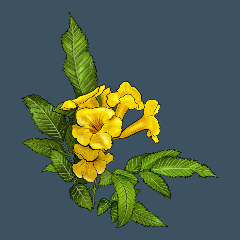 Yellow Elder Flower Urban Heavy Tee by LillyAllenDesigns | Teevron