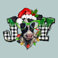 Christmas Joy Black And White Cow Heavy Core Tee | Teevron