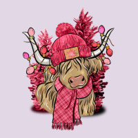 Pink Winter Long Haired Cow Classic Tee | Teevron