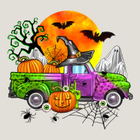 Halloween Farm Truck Heavy Core Tee | Teevron