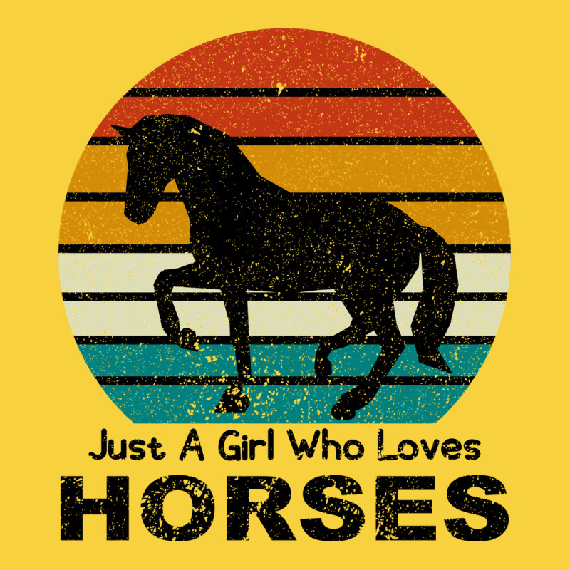 Just A Girl Who Loves Horses Premium Sweatshirt by Bettercallsaul | Teevron