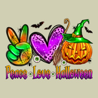 Peace Love Halloween Heavy Core Tee | Teevron