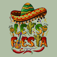 Let's Fiesta Mexican Hat Urban Heavy Tee | Teevron