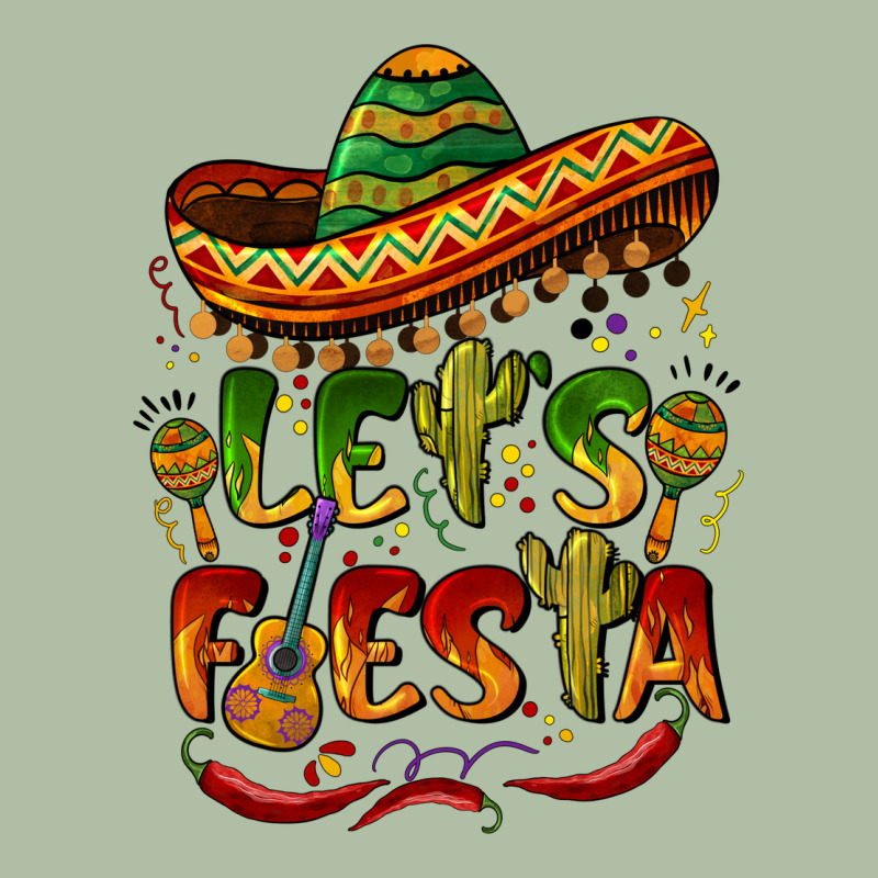 Let's Fiesta Mexican Hat Urban Heavy Tee by BarkalooDesign | Teevron