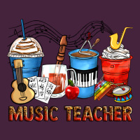 Music Teacher Coffee Cups Premium Tee | Teevron