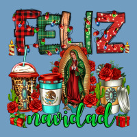 Feliz Navidad Lady Of Guadalupe Christmas Coffee Urban Heavy Tee | Teevron