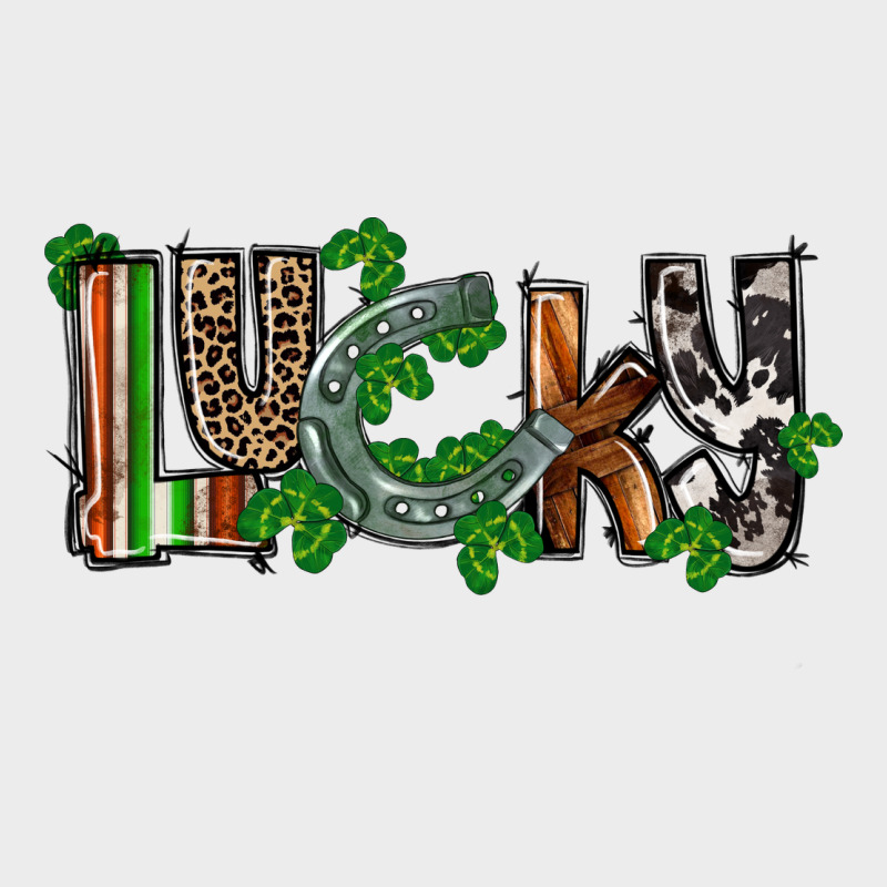 Lucky Horseshoe St. Patrick's Day Urban Hoodie by CowGirlArtShop | Teevron