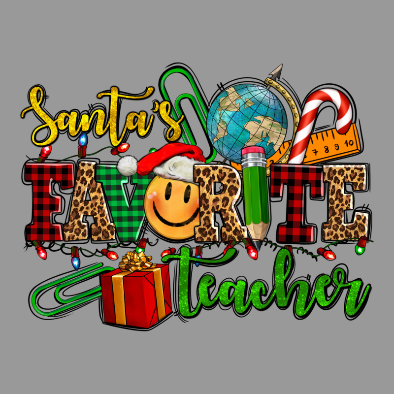 Santa's Favorite Teacher Vintage Hoodie by AdoDesignShop | Teevron
